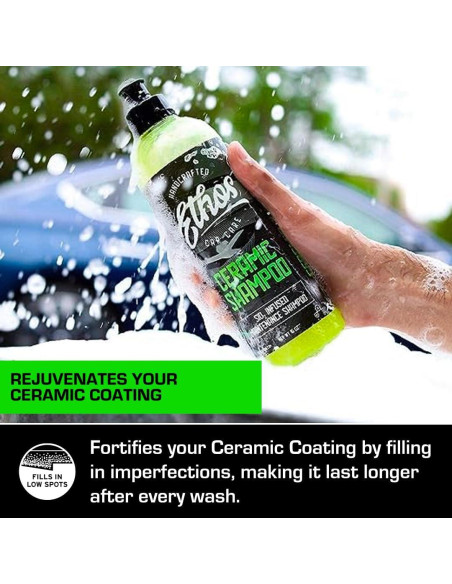 Champú Cerámico Ethos 450ml - Lavado Hidrofóbico para Autos