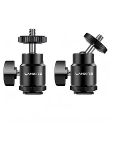 Soporte de zapata para cámara Lanxire L0035 - Paquete de 2