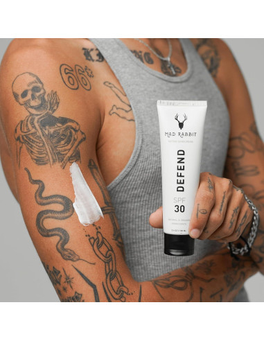 Kit de Cuidado de Tatuajes Mad Rabbit - 3 Piezas Gel, Balsamo y SPF 30