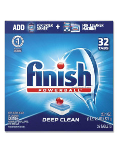 Tabletas de Detergente para Lavavajillas Finish Powerball 32ct
