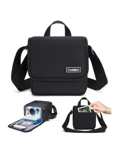 Bolsa de Cámara Cwatcun para Polaroid Now I-Type Negra