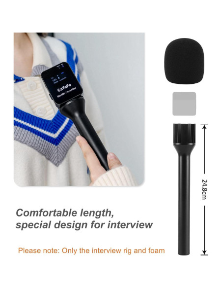 Adaptador de Mano Entrevista StarRig-S para RODE y DJI Mic