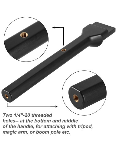 Adaptador de Mano Entrevista StarRig-S para RODE y DJI Mic