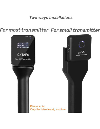 Adaptador de Mano Entrevista StarRig-S para RODE y DJI Mic