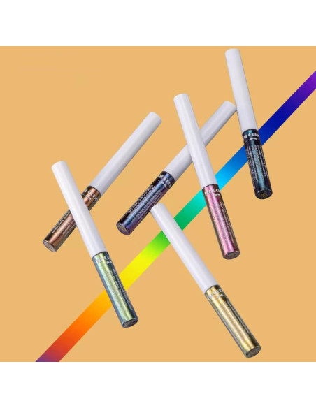 Delineador de Ojos Líquido Brillante Corleone - Gel Metálico Multicolor