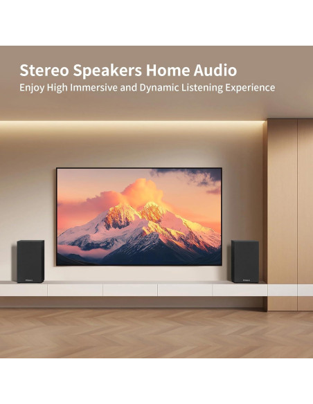 Altavoces de Estantería Elimavi BT-06 35W RMS Madera Negro