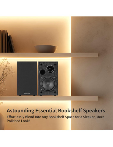 Altavoces de Estantería Elimavi BT-06 35W RMS Madera Negro