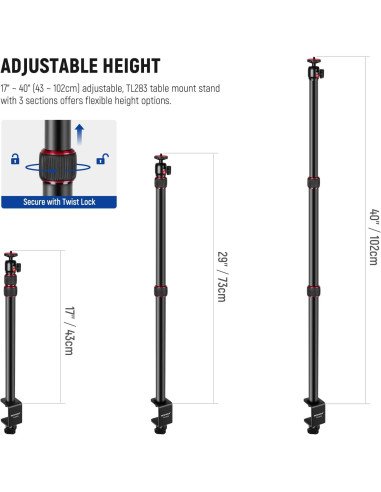 Kit de Iluminación LED Neewer BP300 Bi Color 2700K-6500K