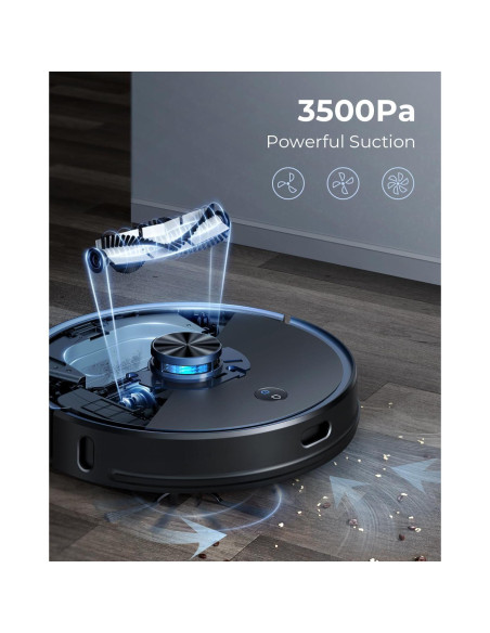 Aspiradora Robótica Laresar Clean CRV502 3500Pa con Mopa