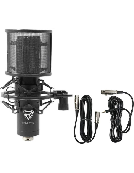 Paquete Streaming Juegos PC Rockville RCM PRO Micrófono Auriculares