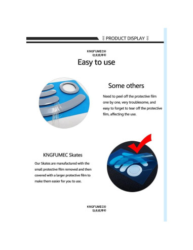 KNGFUMEC 2 Sets Patines para Razer Viper Mini Gaming Mouse