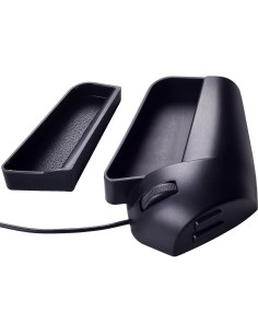 Ratón Óptico Ergonómico FinCurv USB con Cable - Negro 2