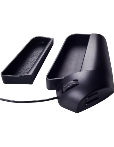 Ratón Óptico Ergonómico FinCurv USB con Cable - Negro