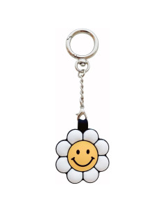 Funda Silicona Antirayaduras para AirTag Girasol Blanco