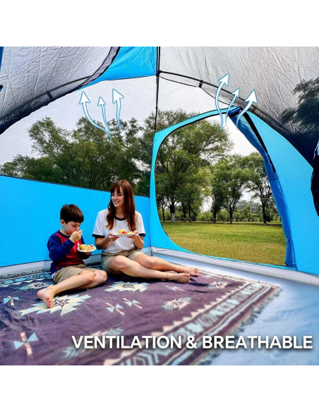 Tienda de Camping JELUCAMP JLP-TENT-8847 para 1-4 Personas