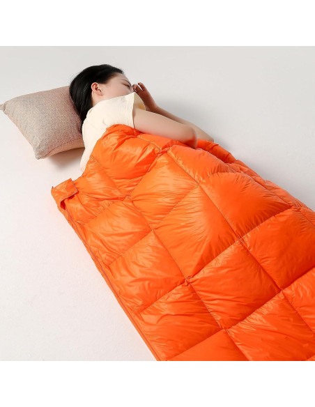 Saco de dormir ultraligero ShinHye 500g plumón 4-15C