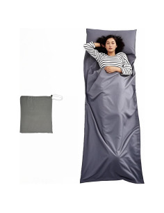 Forro de Saco de Dormir JASKFG SBL-1 Gris para 2 Personas