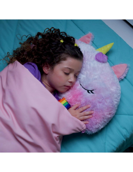 Happy Nappers Almohada y Saco de Sueño Mediano Unicornio 1.37m