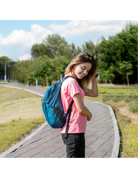 Mochila Ligera Impermeable Naturehike 22L Azul para Senderismo Mochila Ligera Impermeable Naturehike 22L Azul para Senderismo