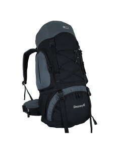 Mochila de Camping Discovery 80L con Marco Interno Gris