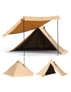 Tienda de Camping KingCamp Solo Camp TC Pro 3.2m Impermeable