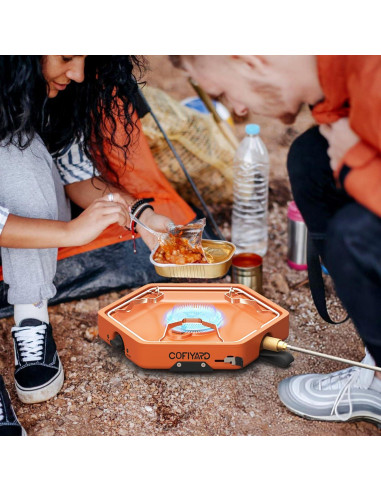 Estufa de Camping Cofiyard 1 Quemador Portátil 2.53 kW
