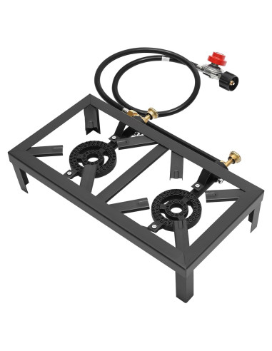 Estufa de Gas Portátil Doble NIENIEE 8000W para Camping