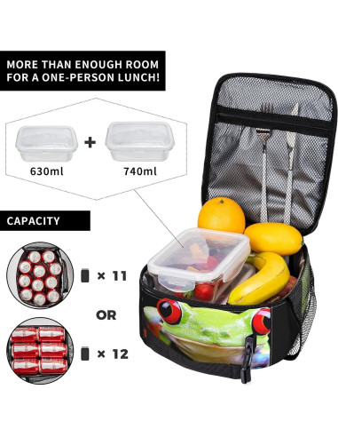 Caja de Almuerzo Aislada Yilad Rana 26x21x11 cm para Picnic