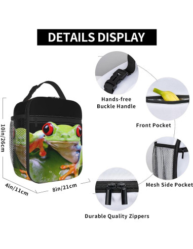 Caja de Almuerzo Aislada Yilad Rana 26x21x11 cm para Picnic