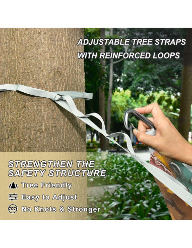 Hamaca de Camping Ligera Vigetue 149kg con Correas y Bolsa