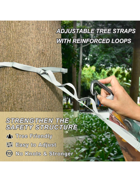 Hamaca de Camping Ligera Vigetue 149kg con Correas y Bolsa