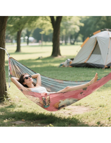 Hamaca de Camping Ligera Vigetue 149kg con Correas y Bolsa
