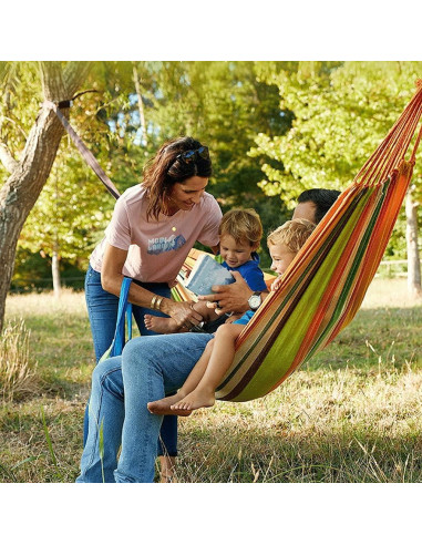 Hamaca Liudan de Algodón Individual 200x100 cm para Camping