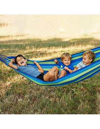 Hamaca Liudan de Algodón Individual 200x100 cm para Camping