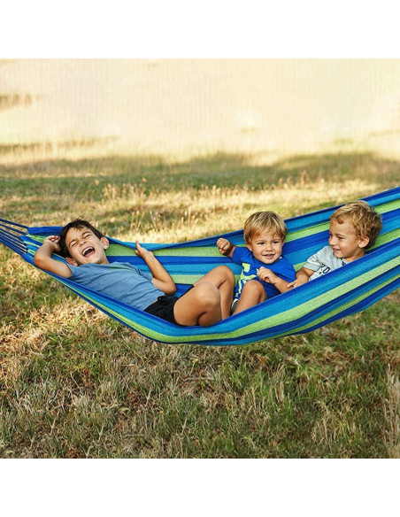 Hamaca Liudan de Algodón Individual 200x100 cm para Camping