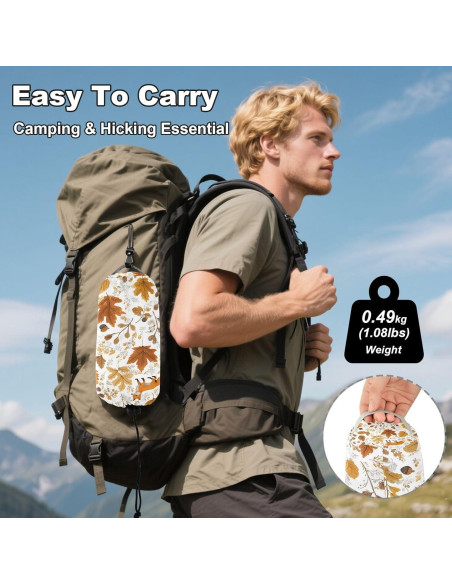 Hamaca de Camping Individual Pnyoin 290x138 cm 150 kg