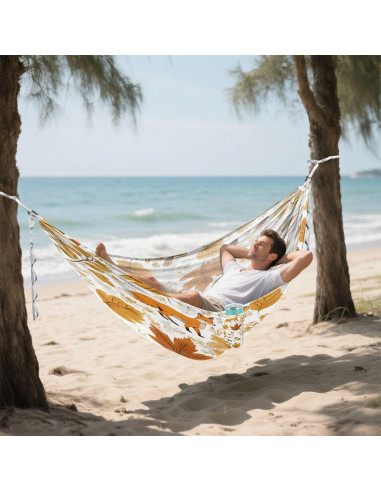 Hamaca de Camping Individual Pnyoin 290x138 cm 150 kg