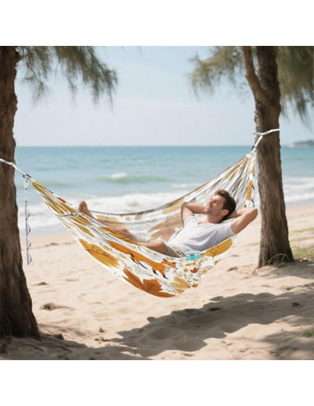 Hamaca de Camping Individual Pnyoin 290x138 cm 150 kg