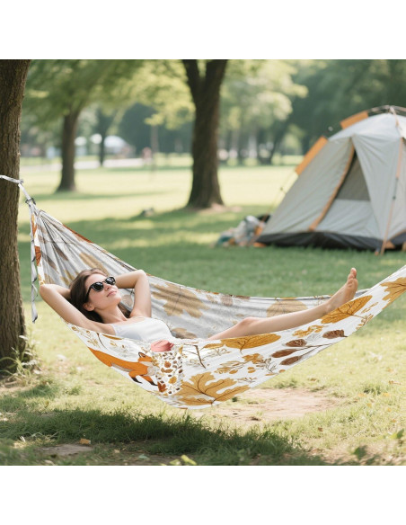 Hamaca de Camping Individual Pnyoin 290x138 cm 150 kg