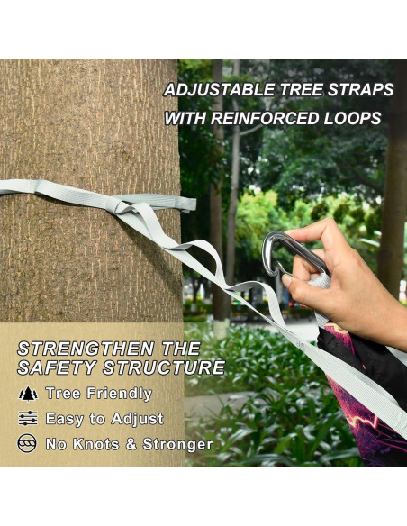 Hamaca de Camping Ligera Vigetue 149kg con Correas y Bolsa