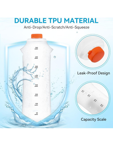 Bolsa de Agua Plegable Enhon 750ml TPU Compatible Sawyer