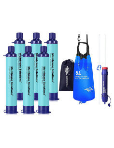 Filtro de Agua Portátil Membrane Solutions 5 Etapas 6L Azul