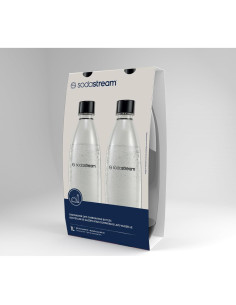 Botellas de Carbonatación SodaStream 1L - Paquete de 2 - Negro 2