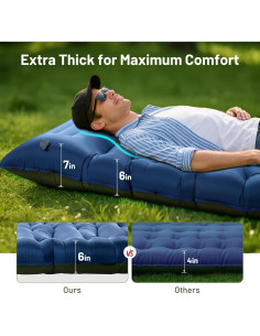 Colchón Inflable KASBAH 200x75 cm 15 cm Grosor con Bomba 2