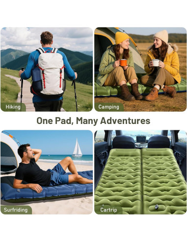 Colchón Inflable KASBAH 200x75 cm 15 cm Grosor con Bomba