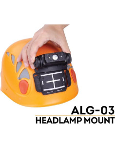Soporte de Linterna Fenix ALG-03 para Casco + Estuche EdisonBright 2