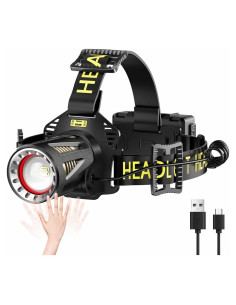 Linterna Frontal Recargable MAXME100 Explorer H6 9000mAh IP68