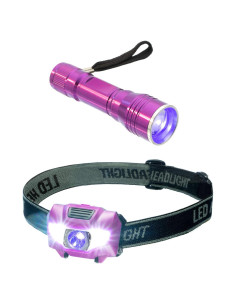 Linterna Frontal LED Blanca y Luz Negra SE ES-UV395-2