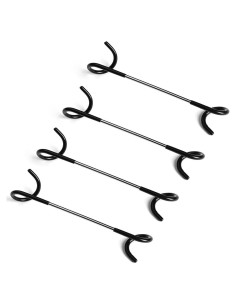 4 Ganchos Soporte de Lámpara Camping SquEqu Acero Inoxidable