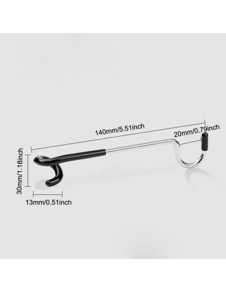 4 Ganchos Soporte de Lámpara Camping SquEqu Acero Inoxidable